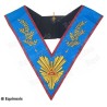 Masonic Officer's collar – AASR – Worshipful Master – Acacia 108 leaves – Hand embroidery