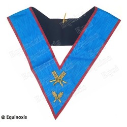 Masonic Officer's collar – AASR – Secretary – Hand embroidery
