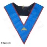 Masonic Officer's collar – AASR – Senior Warden – GLNF – Machine embroidery