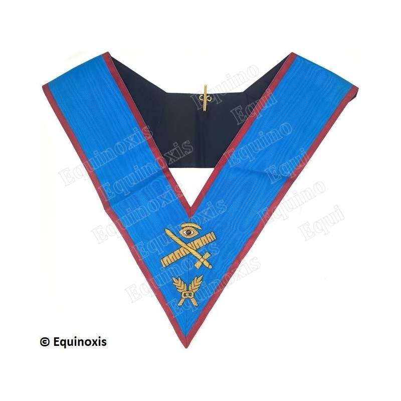 Masonic collar – Scottish Rite (AASR) – Expert – Hand embroidery
