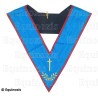 Masonic collar – Scottish Rite (AASR) – Tyler – Machine embroidery