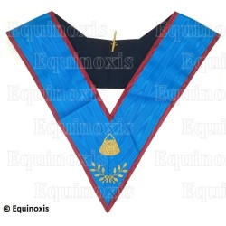 Masonic collar – Scottish Rite (AASR) – Almoner – Machine embroidery