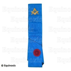 Masonic sash – Groussier French Rite – Master Mason – Square-and-compass + G