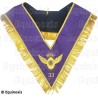 Masonic collar – Grand Ordre Egyptien du GODF – Grand Officer – Machine embroidery