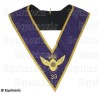 Masonic collar – Grand Ordre Egyptien du GODF – 33rd degree – Machine embroidery