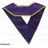 Masonic collar – Grand Ordre Egyptien du GODF – 33rd degree – Machine embroidery