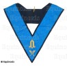 Masonic collar – Scottish Rite (AASR) – 4th degree – Junior Warden – Machine embroidery