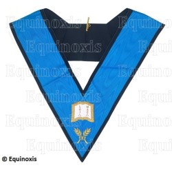 Masonic collar – Scottish Rite (AASR) – 4th degree – Orator – Machine embroidery