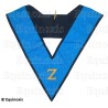 Masonic collar – Scottish Rite (AASR) – 4ème degré – Z – Hand embroidery – 2