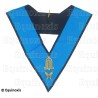 Masonic collar – 4th degree – Juinor Warden – Scottish Rite (AASR) – Mourning back – Hand embroidery