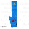 Masonic collar – Groussier French Rite – Master Mason – Square and compass + G  – Machine embroidery