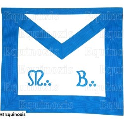 Vinyl Masonic apron – Groussier French Rite – Master Mason – MB