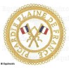 Badge GLNF – Grande tenue provinciale – Passé Grand Porte-Etendard – Picardie – Plaine de France – Hand embroidery