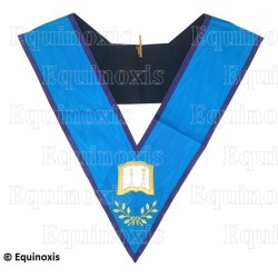 Masonic collar – Memphis-Misraim – Orator – Machine embroidery