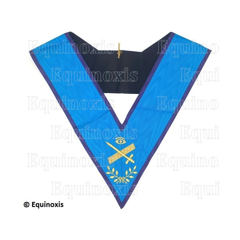 Masonic collar – Memphis-Misraim – Expert – Machine embroidery