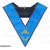 Masonic collar – Memphis-Misraim – Senior Warden – Machine embroidery