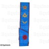 Masonic sash – Memphis-Misraim – Master Mason – Square-and-compass + G + Flaming Star