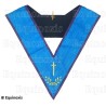 Masonic collar – Memphis-Misraim – Tyler – Machine embroidery