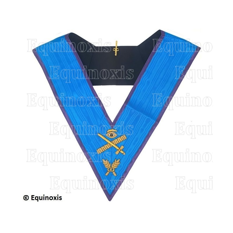 Masonic collar – Memphis-Misraim – Expert – Hand embroidery