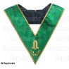 Masonic collar – Rite of Cerneau – Junior Warden – Machine embroidery