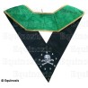 Masonic collar – Rite of Cerneau – Junior Warden – Machine embroidery