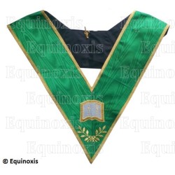 Masonic collar –  Rite de Cerneau – Orator – Machine embroidery