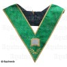 Masonic collar –  Rite de Cerneau – Orator – Machine embroidery