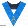 Masonic collar – Groussier French Rite – Junior Warden – Machine embroidery