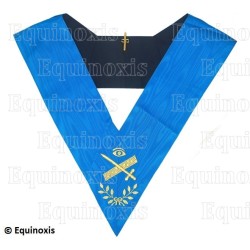 Masonic collar – Groussier French Rite – Expert – Machine embroidery