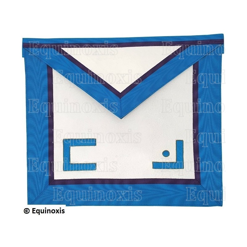 Leather Masonic apron – Memphis-Misraim – Master Mason – Masonic letters