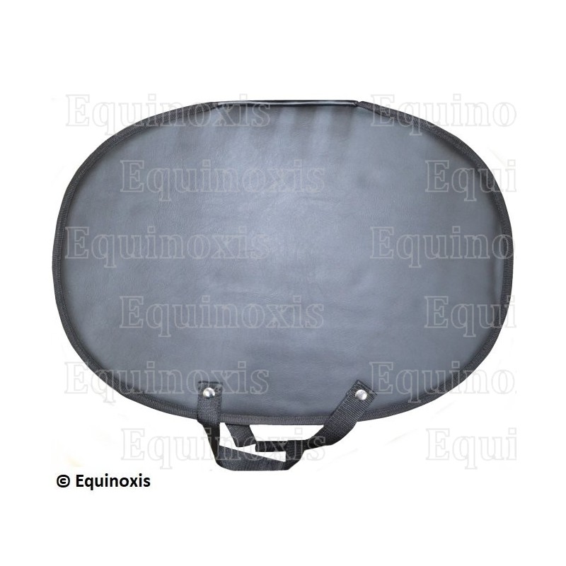 Soft cover for chain collar – Fake leather and black lining