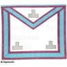 Masonic apron (vinyl) – Mark Degree – French colors – Worshipful Master