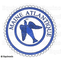 Badge GLNF – Petite tenue provinciale – Passé Grand Expert – Maine Atlantique – Machine embroidery