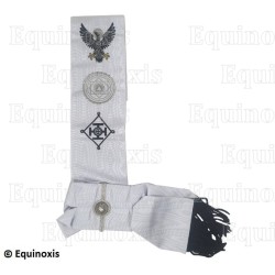 Masonic sash – Ordre de la Croix Rouge de Constantin – CSS / SJE – Machine embroidery