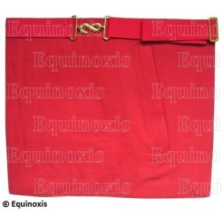 Masonic apron (leather) – Early Scottish Rite – Worshipful Master – 3 taus