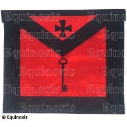 Masonic apron (satin) – Scottish Rite (AASR) – 27th degree – Machine embroidery