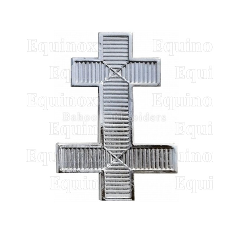 Metal cap cross – Knights Templar (KT) – Preceptory Cap Cross – Silver-plated