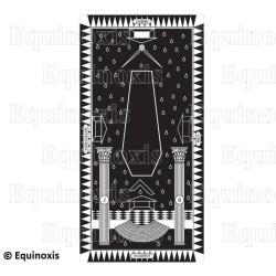 Tapis de Loge maçonnique – Traditional French Rite – Master Mason – GLNF