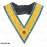 Masonic collar – Droit Humain – National Councillor – Hand embroidery