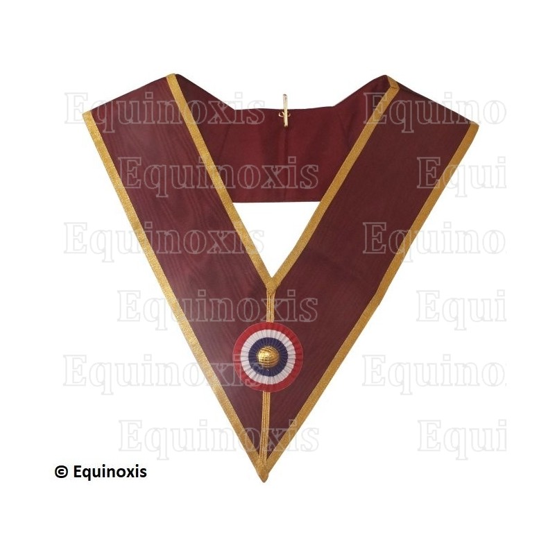 Masonic collar – GLNF – Grande tenue provinciale – Grand Intendant