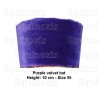Toque maçonnique en velours – Arche Royale d'Ecosse (ARE) – 2ème Principal – Size 55