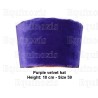 Toque maçonnique en velours – Arche Royale d'Ecosse (ARE) – 2ème Principal – Size 59