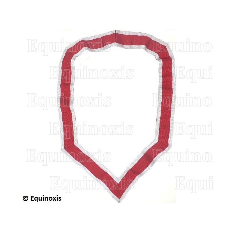 Masonic collerette – Knights Templar (KT) – Précepteur du Temple en chaire / Ancien Précepteur du Temple