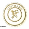 Masonic badge – Grande tenue provinciale – Grand Archiviste – Austrasie – Machine embroidery