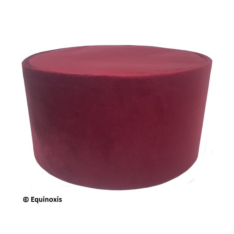 Toque maçonnique en velours – Arche Royale d'Ecosse (ARE) – 1er Principal – Size 62