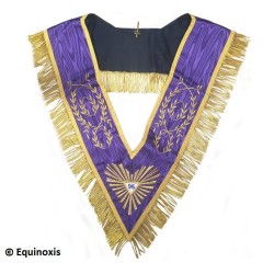 Masonic collar – Memphis-Misraim – 96th degree – Machine embroidery