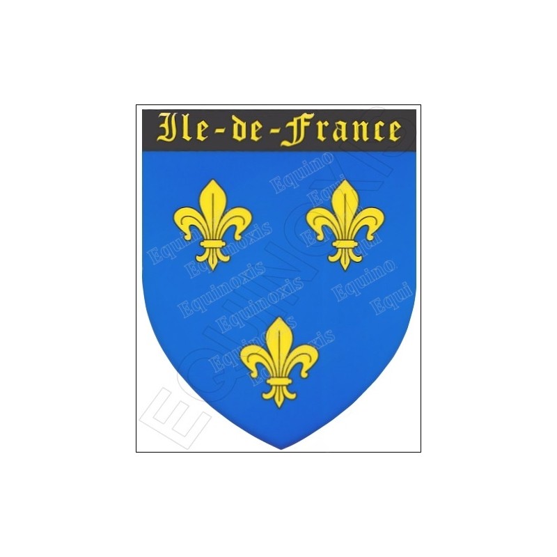 Magnet régional – Blason Ile-de-France 