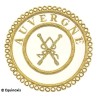 Badge GLNF – Grande tenue provinciale – Passé Grand Directeur des Cérémonies – Auvergne – Hand embroidery