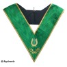 Masonic collar – Rite of Cerneau – Organist – Machine embroidery