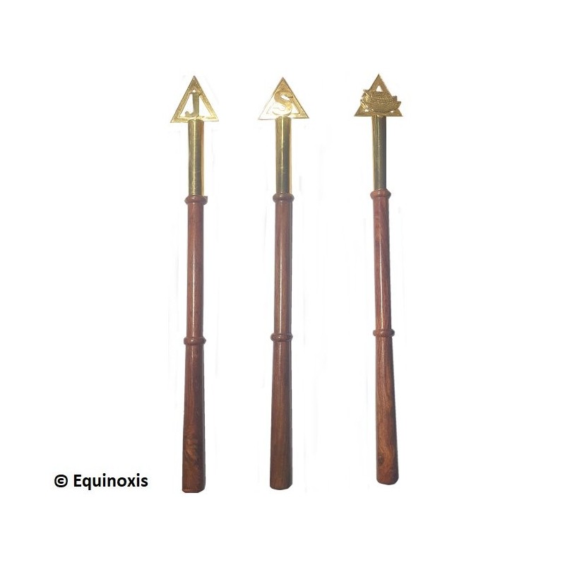 Masonic sceptres – Royal Ark Mariners – Set of the three scepters of Noah, Japheth and Shem